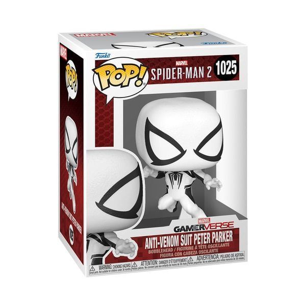 Колекційна фігурка Funko Spiderman 2 POP! Games Vinyl Figure Anti-Venom Peter 9 cm AF3274 фото