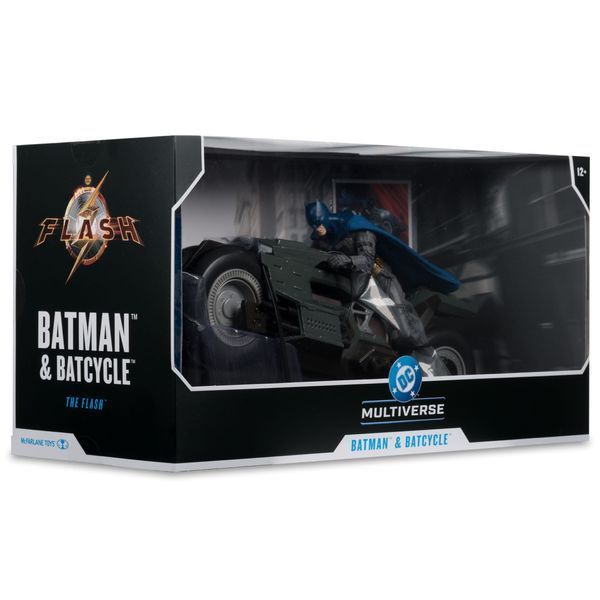 Колекційний набір McFarlane Toys DC Multiverse &mdash; Batman & Batcycle (The Flash Movie) MCF17477 фото