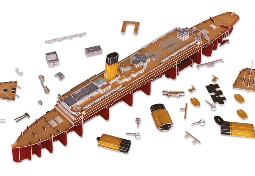 3D Пазл RMS Revell Titanic - LED Edition с подсветкой ЛЕД  puzz11 фото