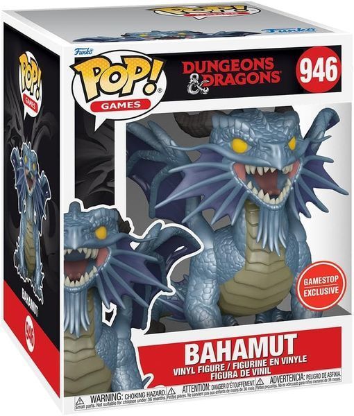 Колекційна фігурка Funko Dungeons & Dragons Super Sized POP! Vinyl Figure Bahamut 15 cm AF357 фото