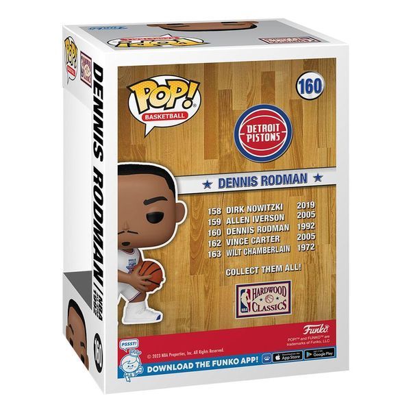Коллекционная фигурка Funko NBA Legends POP! Sports Vinyl Figure Dennis Rodman (1992) 9 cm mf143 фото