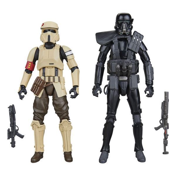 Набір колекційних фігурок Hasbro Star Wars: Rogue One Black Series Action Figure 2-Pack Shoretrooper & Death Trooper 15 cm AF3164 фото