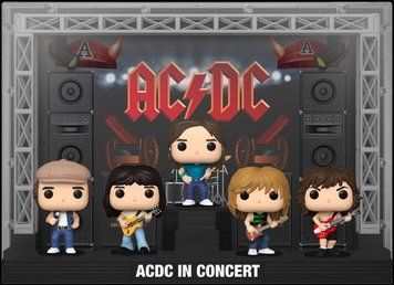 Делюкс набір фігурок AC/DC POP! Moments DLX Vinyl Figure 5-Pack AC/DC in Concert 9 cm mf121 фото