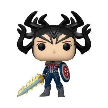 Колекційна фігурка Funko What If...? POP! Animation Vinyl Figure Infinity Captain Carter 9 cm AF321 фото