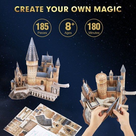 3D Пазл Revell  Гарри Поттер Большой зал Хогвартса (3D Puzzle Harry Potter Hogwarts Great Hall) puzz1 фото