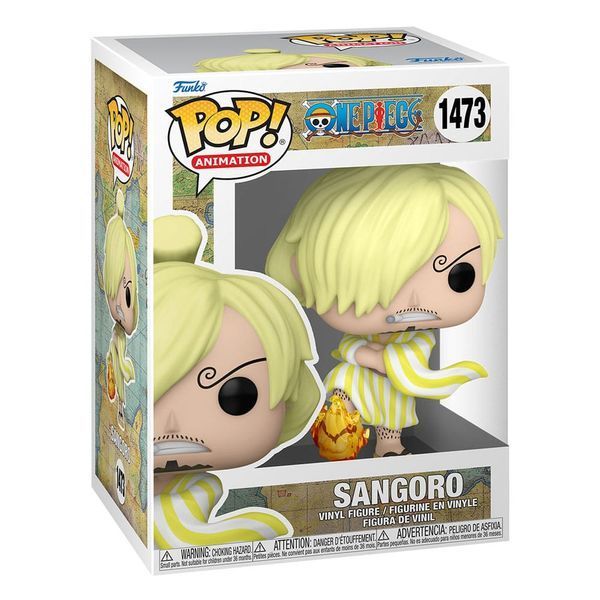 Колекційна фігурка Funko One Piece POP! Animation Vinyl Figure Sangoro (Wano) 9 cm mf169 фото