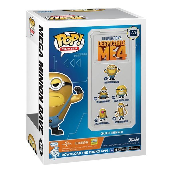 Колекційна фігурка Funko Despicable Me 4 POP! Movies Vinyl Figure Super Dave 9 cm AF358 фото