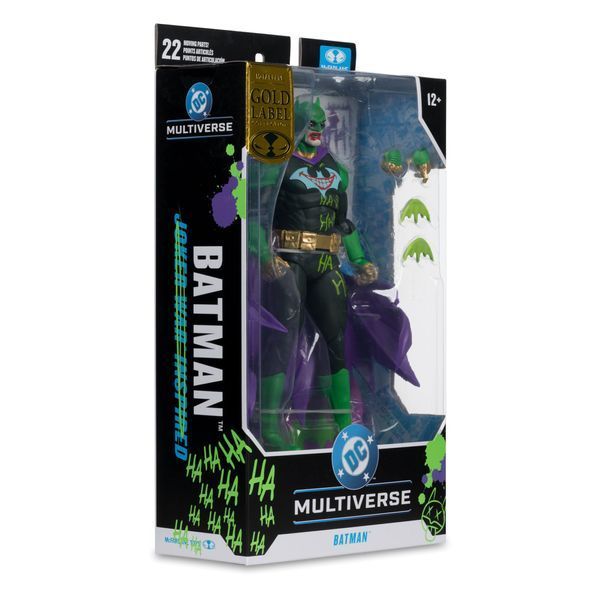 Колекційна фігурка McFarlane Toys DC Multiverse &mdash; Batman (Joker War) Jokerized Gold Label 18 см MCF17668 фото