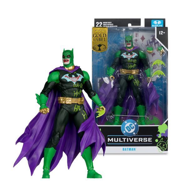 Колекційна фігурка McFarlane Toys DC Multiverse &mdash; Batman (Joker War) Jokerized Gold Label 18 см MCF17668 фото
