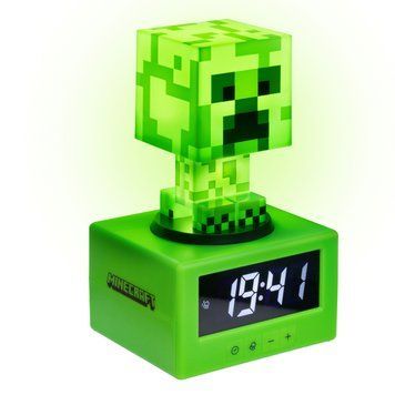 Годинник Paladone Minecraft Creeper Icon Alarm Clock 17 см PP11369MCF фото