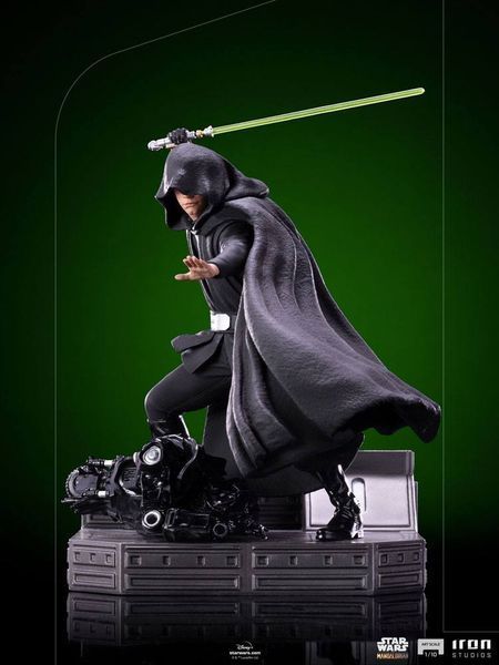 Коллекционная фигурка Звездные Войны Люк Скайуокер Star Wars The Mandalorian BDS Art Scale Statue 1/10 Luke Skywalker Combat Version 24 cm AF171 фото
