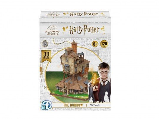3D Пазл Revell Гаррі Поттер Хогвартська нора (3D Puzzle Harry Potter The Burrow) puzz2 фото