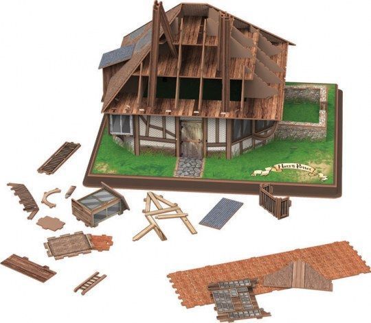 3D Пазл Revell Гаррі Поттер Хогвартська нора (3D Puzzle Harry Potter The Burrow) puzz2 фото