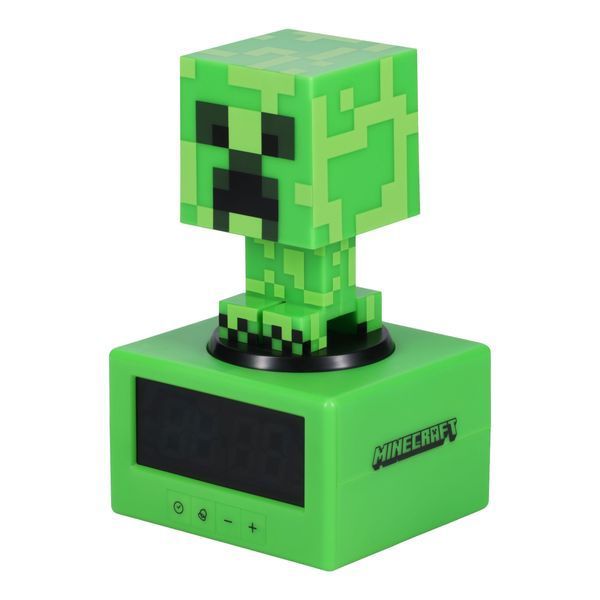 Годинник Paladone Minecraft Creeper Icon Alarm Clock 17 см PP11369MCF фото