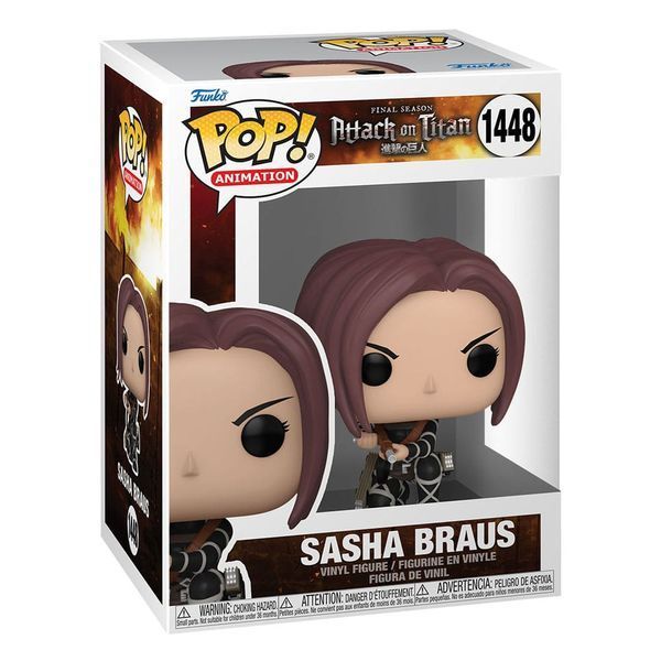 Колекційна фігурка Funko Attack on Titan POP! Animation Vinyl Figure Sasha 9 cm mf145 фото