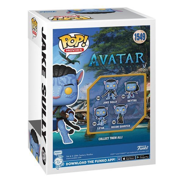 Коллекционная фигурка Funko Avatar: The Way of Water POP! Movies Vinyl Figure Jake Sully (Battle) 9 cm mf170 фото