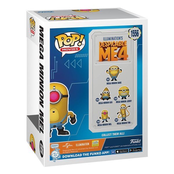 Коллекционная фигурка Funko Despicable Me 4 POP! Movies Vinyl Figure Super Mel 9 cm AF359 фото