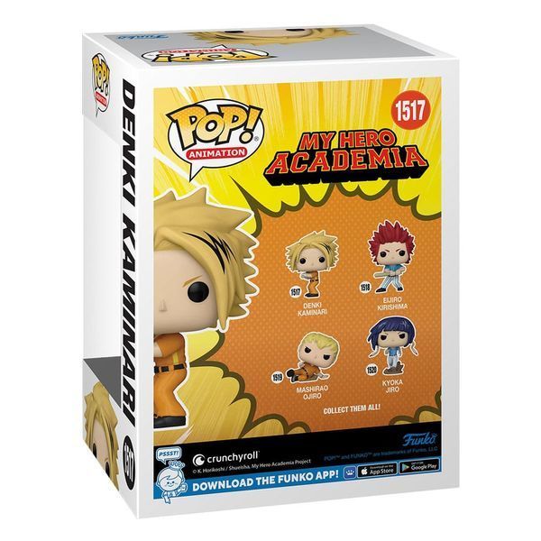 Колекційна фігурка Funko My Hero Academia - Hero League Baseball POP! Animation Vinyl Figure Denki 9 cm AF233 фото