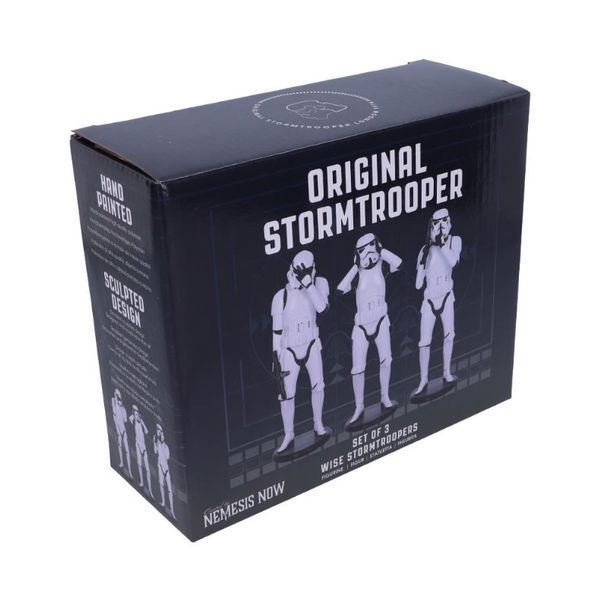 Декоративная статуэтка фигурка Three Wise Stormtrooper (Три Мудрых Штурмовика) 14 см B4889P9 фото