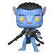 Коллекционная фигурка Funko Avatar: The Way of Water POP! Movies Vinyl Figure Jake Sully (Battle) 9 cm mf170 фото 1