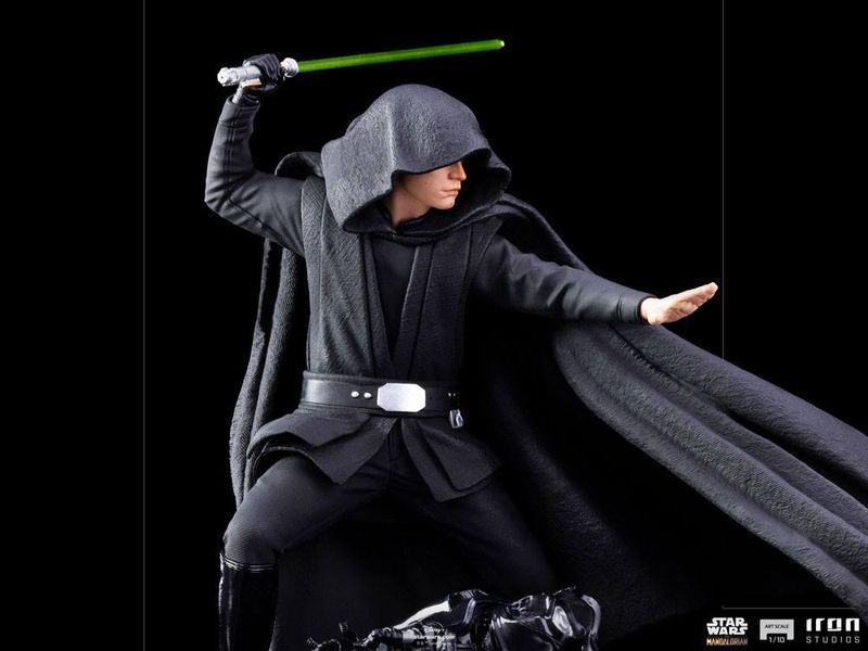 Коллекционная фигурка Звездные Войны Люк Скайуокер Star Wars The Mandalorian BDS Art Scale Statue 1/10 Luke Skywalker Combat Version 24 cm AF171 фото
