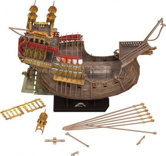 3D Пазл Revell Гаррі Поттер Корабель Дурмстранг (3D Puzzle Harry Potter The Durmstrang Ship) puzz3 фото