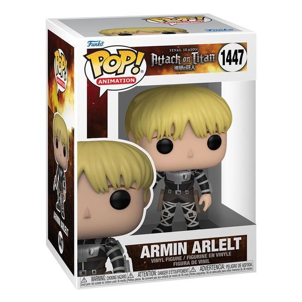 Коллекционная фигурка Funko Attack on Titan POP! Анимация Vinyl Figures Armin Arlert 9 cm mf146 фото