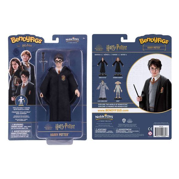 Коллекционная фигурка Гарри Поттер Harry Potter Bendyfigs Bendable Figure Harry Potter Noble Collection 19 cm AF157 фото