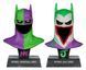 Коллекционный набор мини-реплик McFarlane Toys DC Direct 1/3 &mdash; Batman Cowls 2-Pack: Hush & Knightfall (Jokerized) Gold Label 18 см MCF17949 фото 1