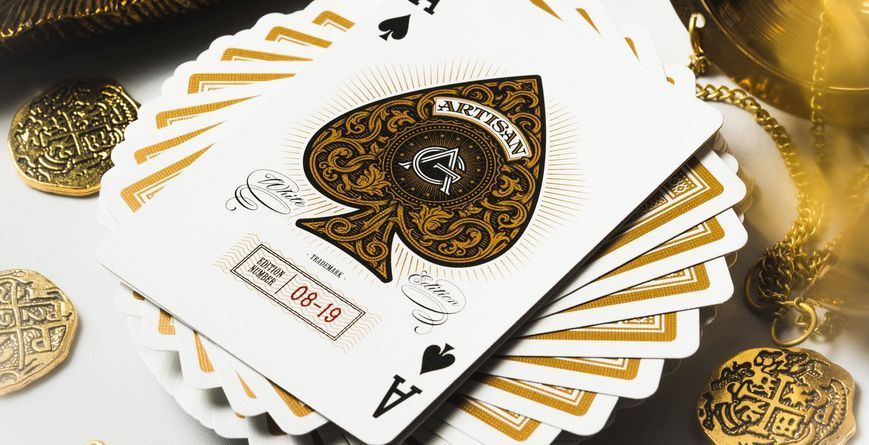 Гральні карти Theory11 Artisan Playing Cards White (52 шт.) T11-ARTISAN-WHITE фото
