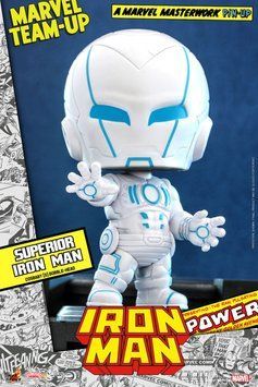 Колекційна міні-фігурка Залізна людина Marvel Comics Cosbaby (S) Superior Iron Man 10 см Hot Toys mf106 фото