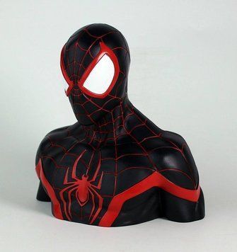 Фігурка - скарбничка Semic Marvel Coin Bank Spider-Man (Miles Morales) 25 cm cb7320 фото
