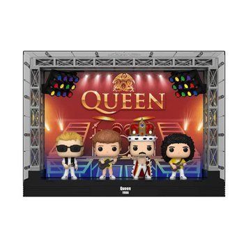 Делюкс набір фігурок Funko Queen POP Moments Deluxe Vinyl Figures 4-Pack Wembley Stadium AF216 фото
