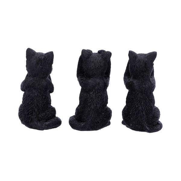 Декоративна статуетка фігурка &laquo;Три мудрі котики&raquo; (Three Wise Felines) Nemesis Now 8,5 см U4802P9 фото