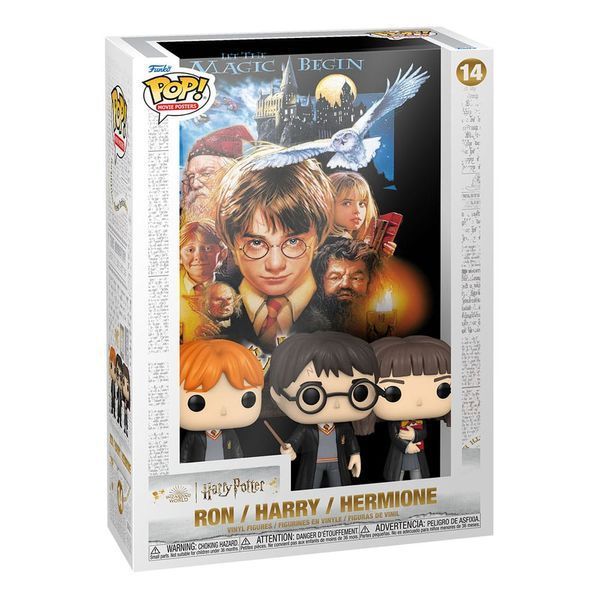 Делюкс набір фігурок Funko Harry Potter POP! Movie Poster & Figure Sorcerer's Stone 9 cm mf128 фото