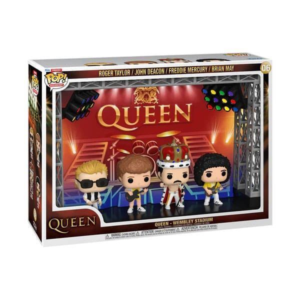 Делюкс набор фигурок Funko Queen POP Moments Deluxe Vinyl Figures 4-Pack Wembley Stadium AF216 фото