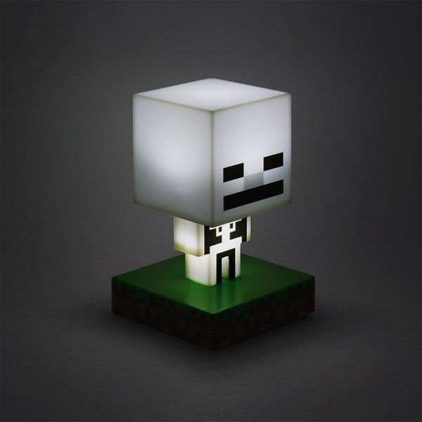 Лампа Paladone Minecraft Icon Light Minecraft Skeleton 11 cm lamp5925 фото