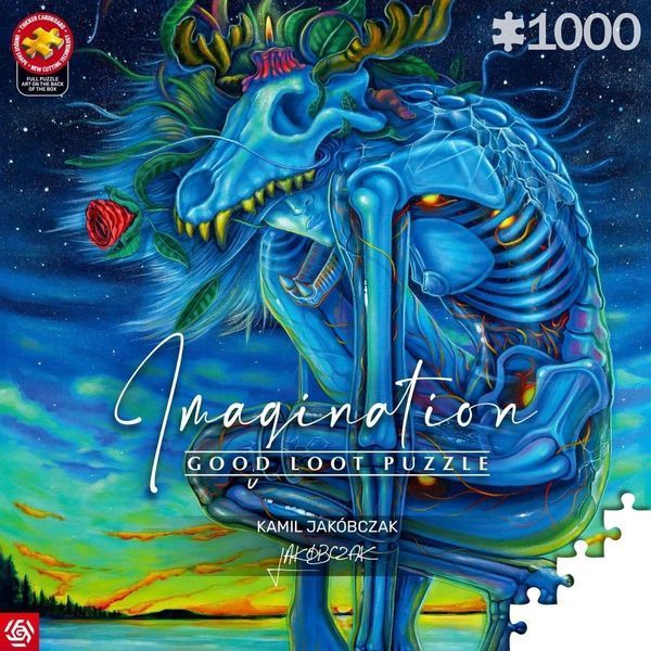 Пазл Good Loot Imagination Series 1000 елементів &mdash; White Wolf (Білий Вовк) / Kamil Jak&oacute;bczak GOLO-24790 фото