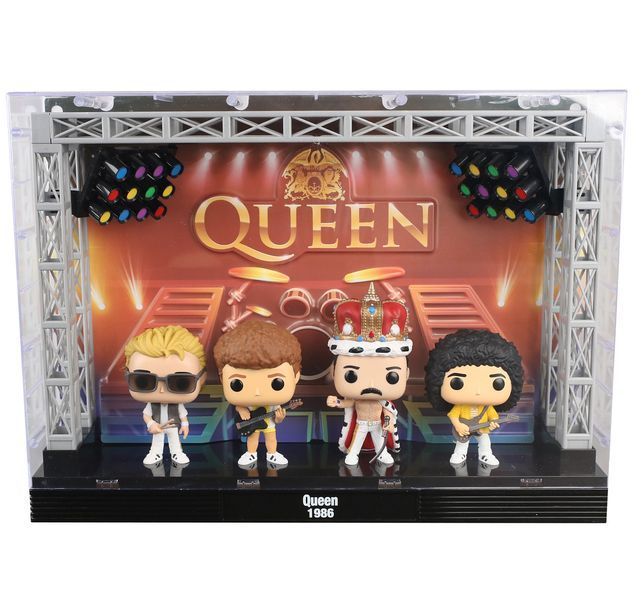Делюкс набор фигурок Funko Queen POP Moments Deluxe Vinyl Figures 4-Pack Wembley Stadium AF216 фото