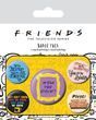 Набір значків бейджів Друзі Friends Pin-Back Buttons 5-Pack Quotes bdg003 фото