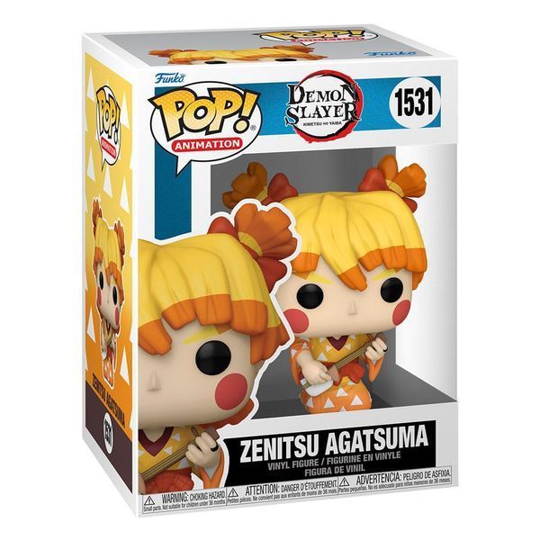 Коллекционная фигурка Funko Demon Slayer: Kimetsu no Yaiba POP! Animation Figure Zenitsu(Kimono) 9 cm AF280 фото