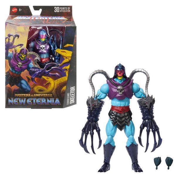 Коллекционная фигурка Mattel Masters of the Universe New Eternia Action Figure Terror Claws Skeletor 18 cm AF4940 фото