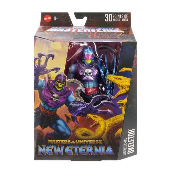 Коллекционная фигурка Mattel Masters of the Universe New Eternia Action Figure Terror Claws Skeletor 18 cm AF4940 фото