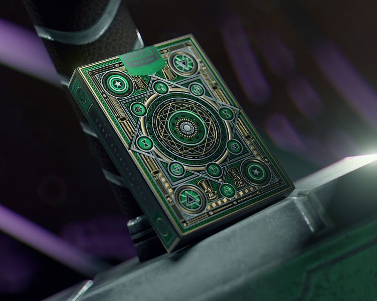 Гральні карти Theory11 Avengers: The Infinity Saga Playing Cards Green (52 шт.) T11-AVENGERS-DECK-GREEN фото