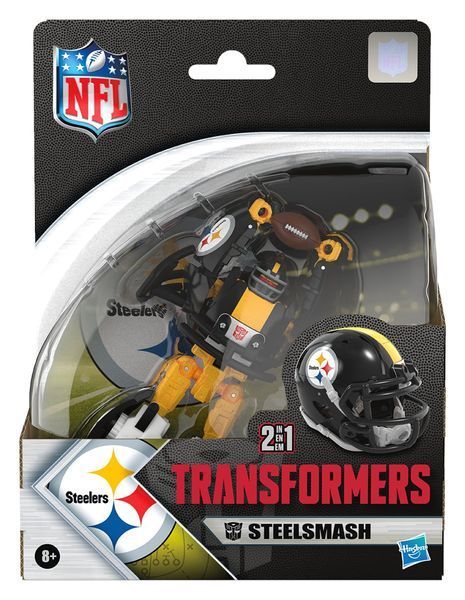 Фігурка Hasbro Transformers x NFL &mdash; Pittsburgh Steelers: Steelsmash (14 см) HASG2334 фото