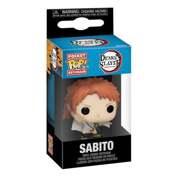 Брелок Demon Slayer: Kimetsu no Yaiba POP! Vinyl Keychains Sabito (No Mask) 4 cm  kc004 фото