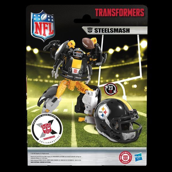 Фігурка Hasbro Transformers x NFL &mdash; Pittsburgh Steelers: Steelsmash (14 см) HASG2334 фото