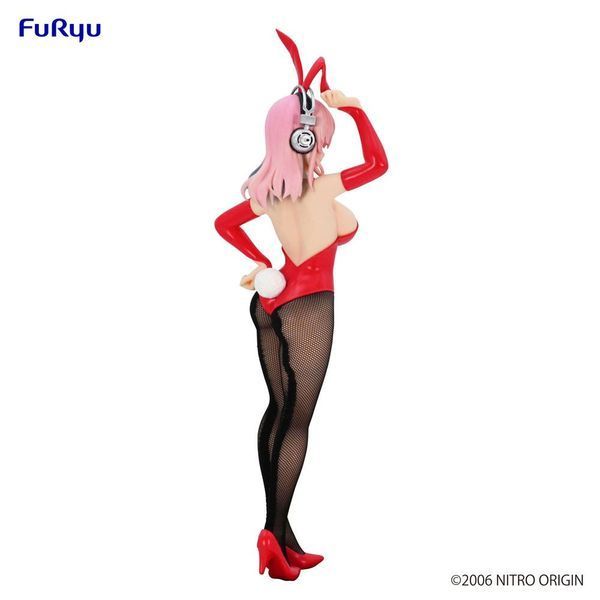 Коллекционная фигурка Furyu Super Sonico BiCute Bunnies PVC Statue Super Sonico Red Ver. 28 cm AF203 фото