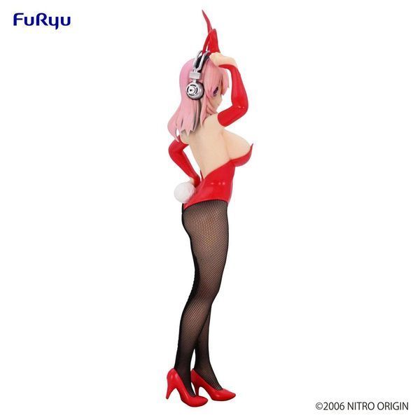 Коллекционная фигурка Furyu Super Sonico BiCute Bunnies PVC Statue Super Sonico Red Ver. 28 cm AF203 фото