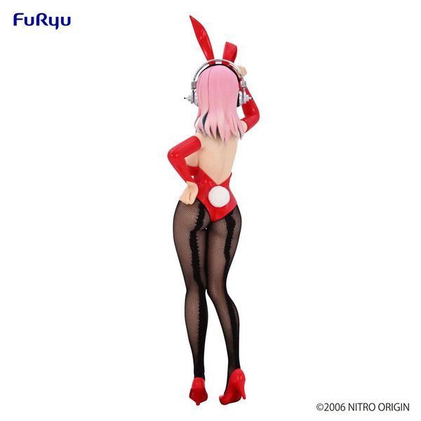 Коллекционная фигурка Furyu Super Sonico BiCute Bunnies PVC Statue Super Sonico Red Ver. 28 cm AF203 фото